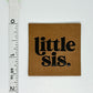 Little Sis Faux Leather Patch image 1