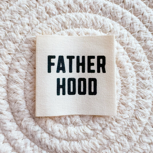 Fatherhood Cotton Label image 0