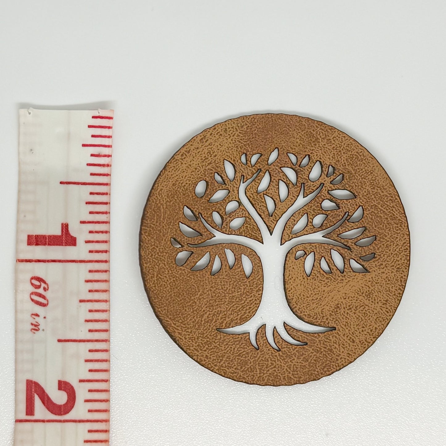 Tree Laser Cut Faux Leather Patch image 1