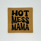 Hot Mess Mama Faux Leather Patch image 0