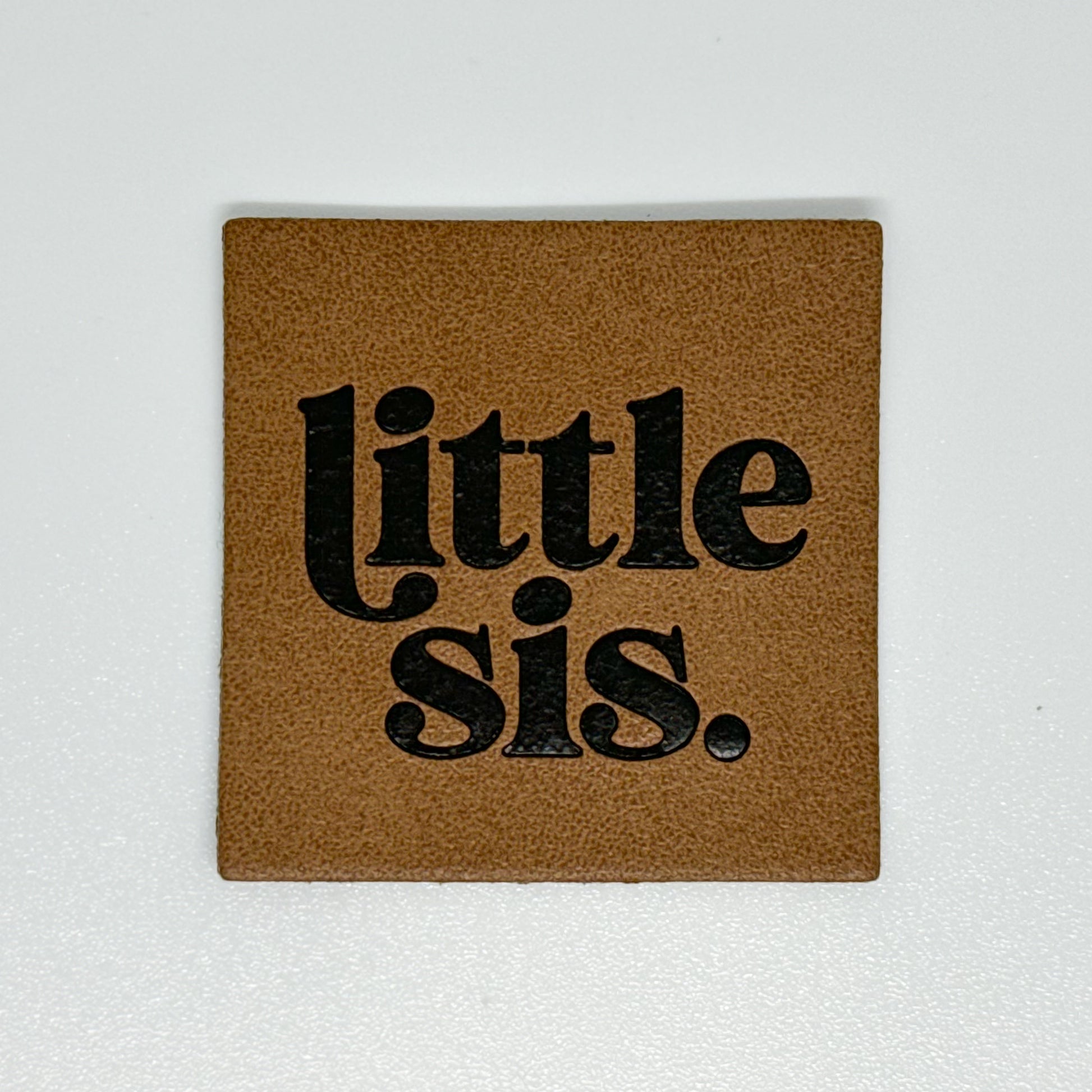 Little Sis Faux Leather Patch image 0