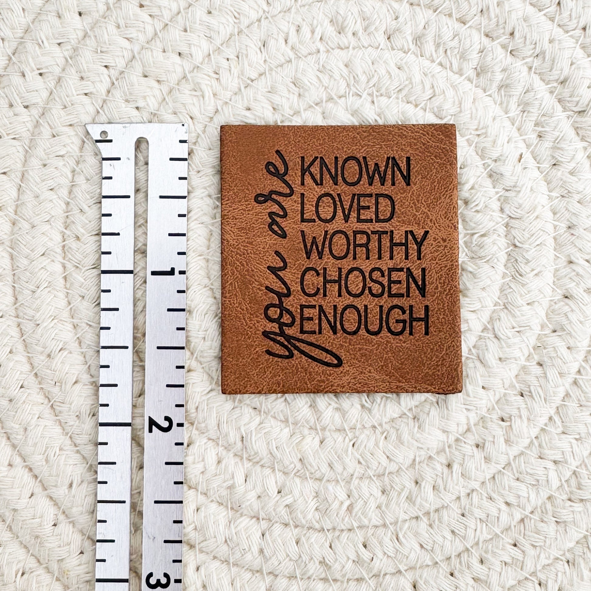 You Are… Faux Leather Patch image 1