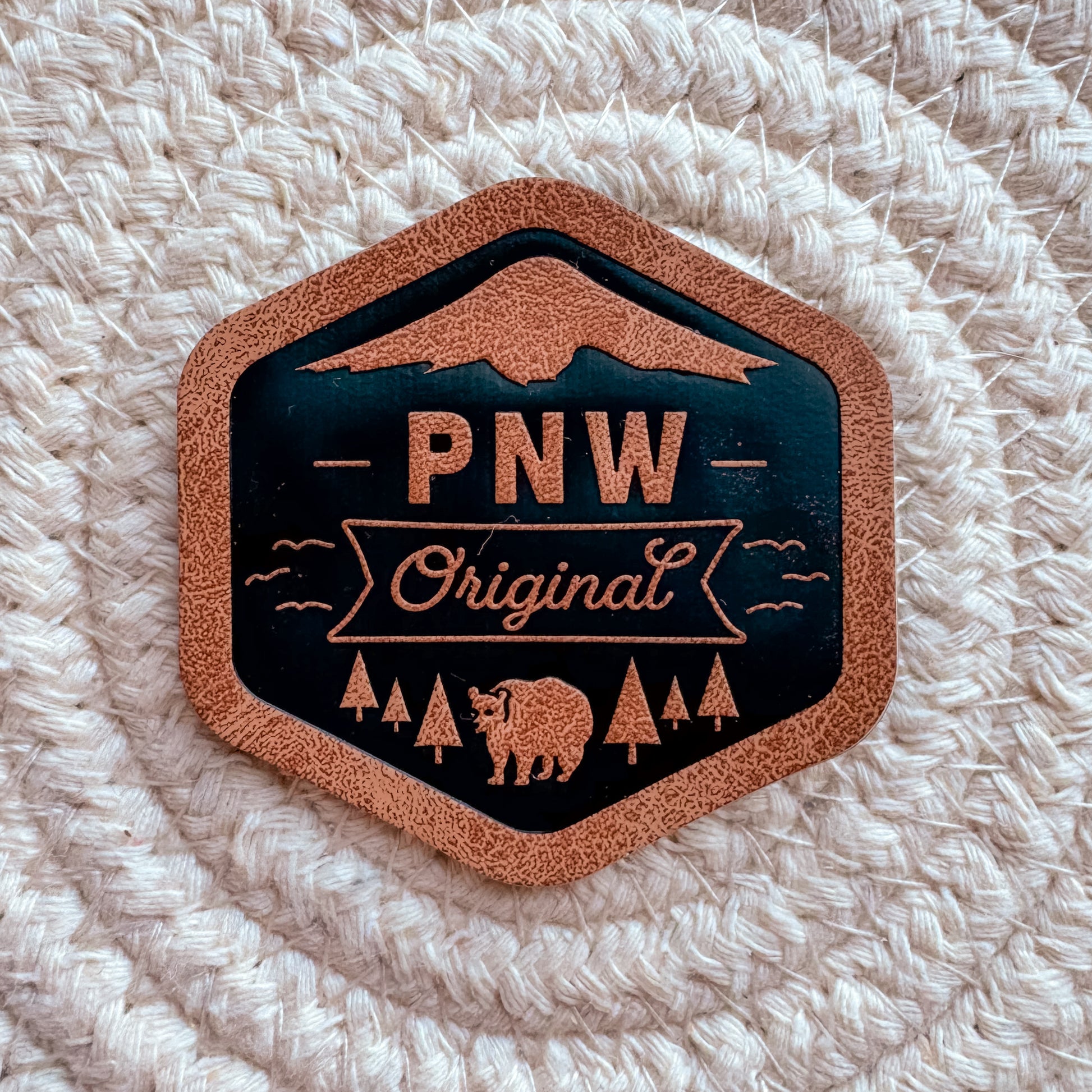 PNW Faux Leather Patch image 0