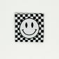 Happy Checkers Woven Label image 0