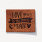 To the Moon and Back Faux Leather Patch image 0