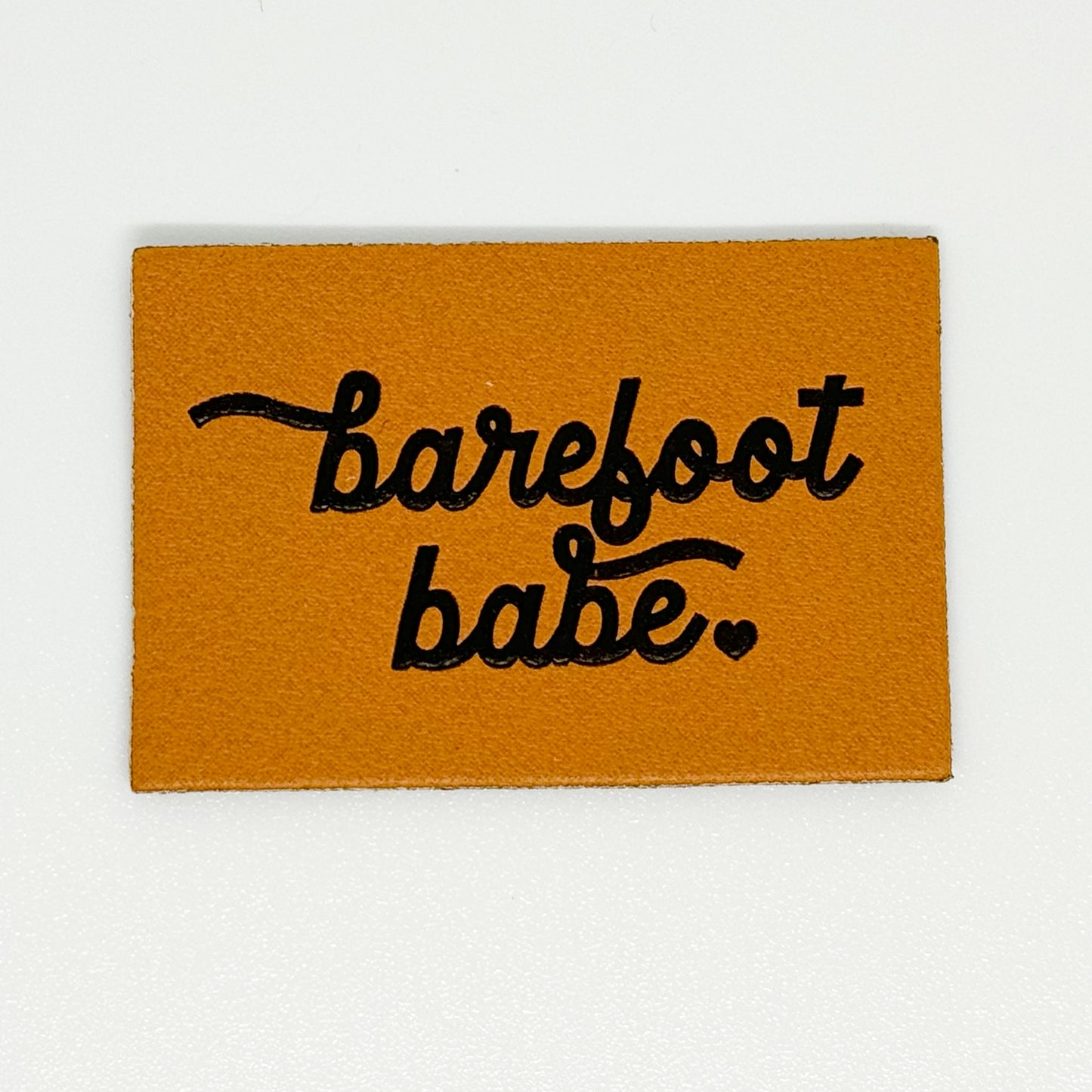 Barefoot Babe Faux Leather Patch image 0