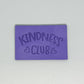 Kindness Club Purple Faux Leather Patch image 0