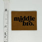 Middle Bro Faux Leather Patch image 1