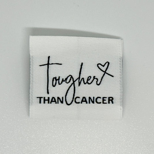 Tougher than Cancer Woven Label image 0