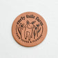 Curly Tails Farm Faux Leather Patch image 0