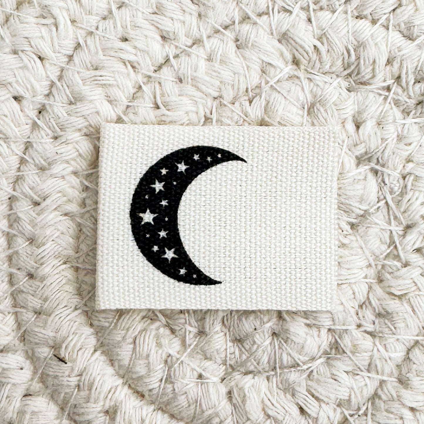 Moon and Stars Cotton Label image 0