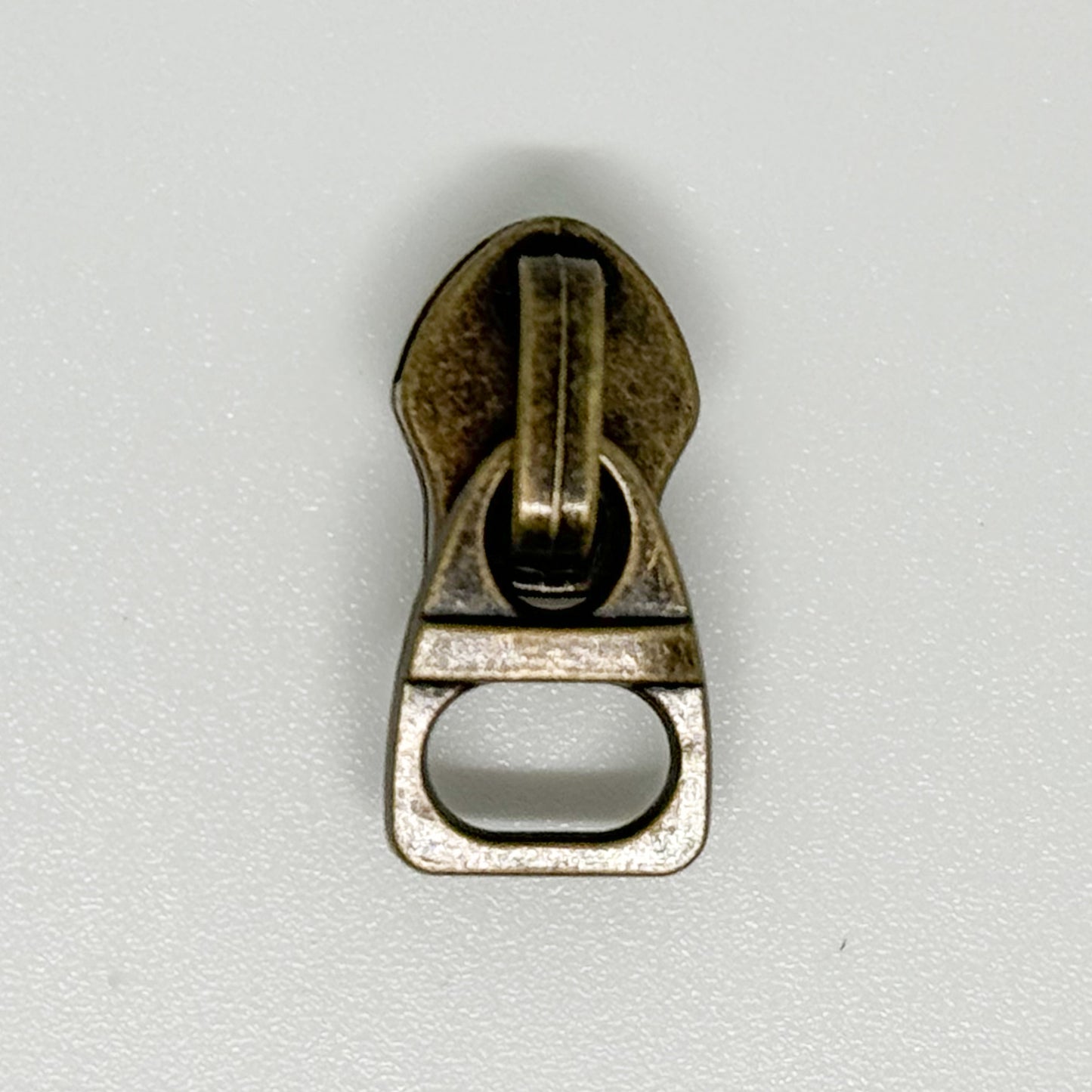 Antique Brass Zipper Pull image 0